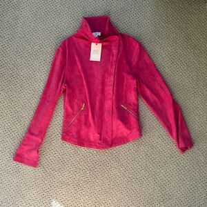 Hot Pink Suede Jacket